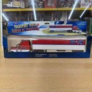 VTG 12" Canada Post Transport Truck with Die Cast Cab Toy READ